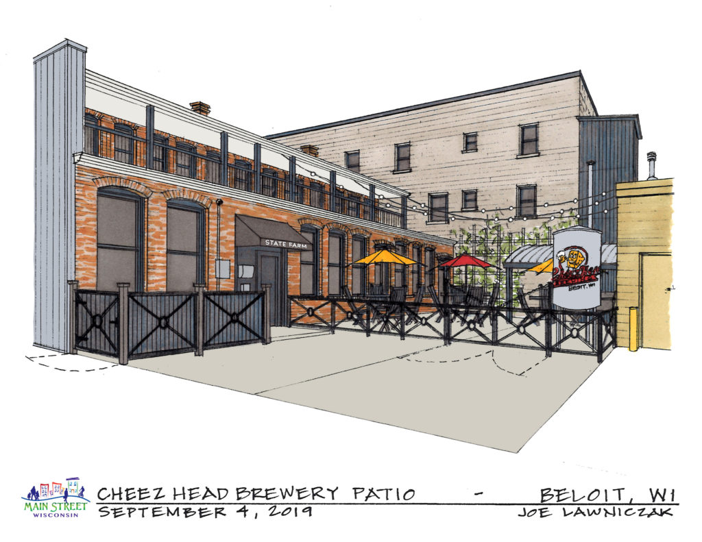 Cheezhead Brewery Patio - Beloit, WI